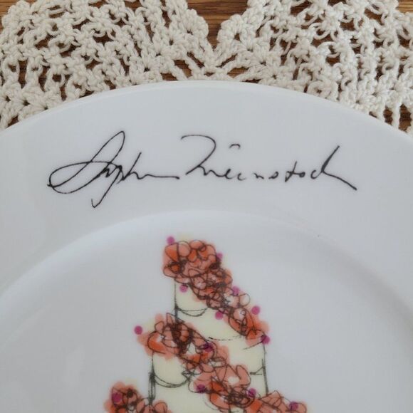 Sylvia Weinstock Felissimo Dessert Hors D'Oeuvres Cake Plate Make It Sweet - Picture 8 of 16